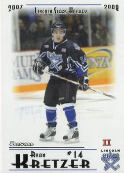 2007-08 Blueline Booster Club Lincoln Stars (USHL) Series 2 #41 Ryan Kretzer Front