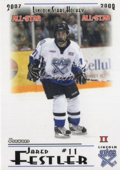 2007-08 Blueline Booster Club Lincoln Stars (USHL) Series 2 #54 Jared Festler Front