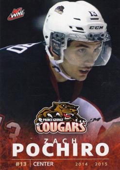 2014-15 Prince George Cougars (WHL) #10 Zach Pochiro Front