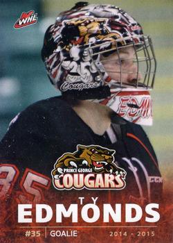 2014-15 Prince George Cougars (WHL) #25 Ty Edmonds Front