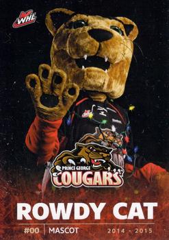 2014-15 Prince George Cougars (WHL) #26 Rowdy Cat Front