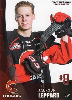 2017-18 Tommy Gun's Prince George Cougars (WHL) #6 Jackson Leppard Front