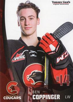 2017-18 Tommy Gun's Prince George Cougars (WHL) #11 Ben Coppinger Front