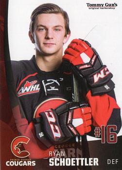 2017-18 Tommy Gun's Prince George Cougars (WHL) #13 Ryan Schoettler Front