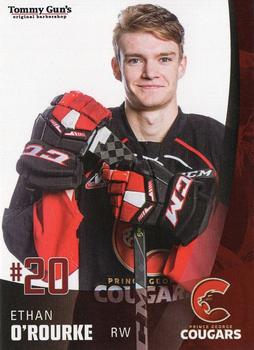 2017-18 Tommy Gun's Prince George Cougars (WHL) #15 Ethan O'Rourke Front