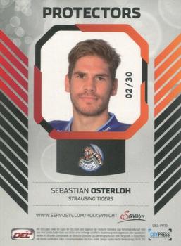 2012-13 Playercards (DEL) - Protectors Parallel #DEL-PR13 Sebastian Osterloh Back