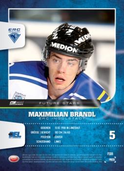 2008-09 Playercards (DEL) - Future Stars #FS8 Maximilian Brandl Back