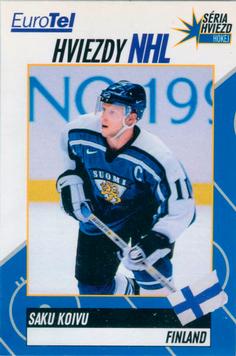 1998-99 EuroTel Hviezdy NHL #NNO Saku Koivu Front