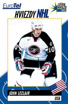 1998-99 EuroTel Hviezdy NHL #NNO John LeClair Front