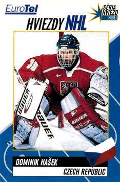 1998-99 EuroTel Hviezdy NHL #NNO Dominik Hasek Front