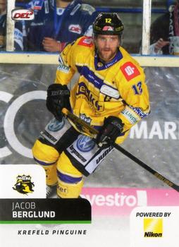 2018-19 Playercards Promos Serie 1 (DEL) #9 Jacob Berglund Front