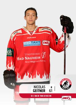 2018-19 Playercards (DEL2) #21 Nicolas Geitner Front