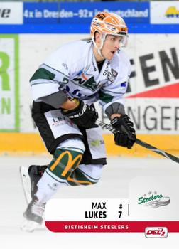2018-19 Playercards (DEL2) #35 Max Lukes Front