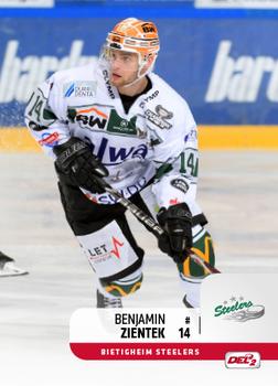 2018-19 Playercards (DEL2) #39 Benjamin Zientek Front