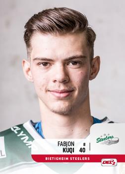 2018-19 Playercards (DEL2) #43 Fabjon Kuqi Front