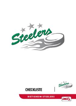 2018-19 Playercards (DEL2) #46 Checkliste Bietigheim Steelers Front