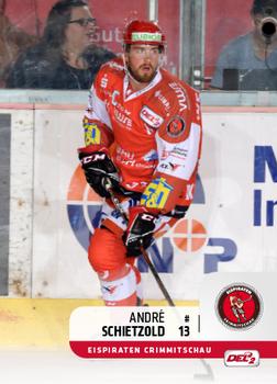 2018-19 Playercards (DEL2) #75 André Schietzold Front