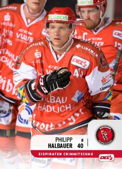 2018-19 Playercards (DEL2) #85 Philipp Halbauer Front