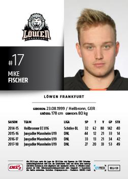 2018-19 Playercards (DEL2) #128 Mike Fischer Back