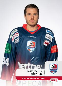 2018-19 Playercards (DEL2) #DEL2-159 Marcus Götz Front