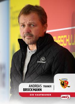 2018-19 Playercards (DEL2) #206 Andreas Brockmann Front