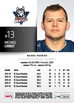 2018-19 Playercards (DEL2) #226 Michael Christ Back