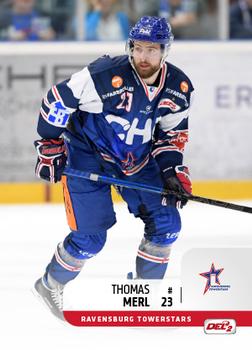 2018-19 Playercards (DEL2) #239 Thomas Merl Front
