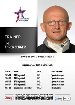 2018-19 Playercards (DEL2) #252 Jiri Ehrenberger Back