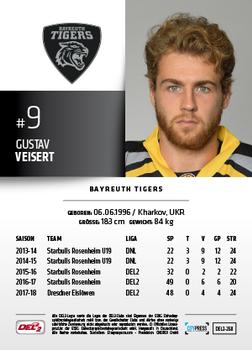 2018-19 Playercards (DEL2) #268 Gustav Veisert Back