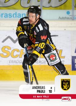 2018-19 Playercards (DEL2) #283 Andreas Pauli Front