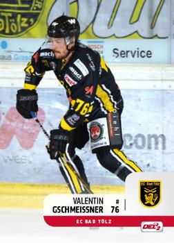 2018-19 Playercards (DEL2) #292 Valentin Gschmeissner Front