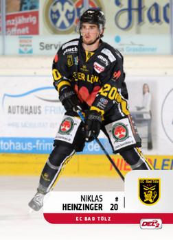 2018-19 Playercards (DEL2) #294 Niklas Heinzinger Front