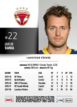 2018-19 Playercards (DEL2) #314 Jakub Kania Back