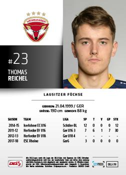 2018-19 Playercards (DEL2) #318 Thomas Reichel Back