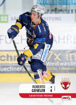 2018-19 Playercards (DEL2) #320 Roberto Geiseler Front