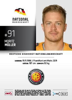 2018-19 Playercards (DEL2) #DEL2-327 Moritz Müller Back