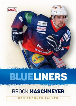 2018-19 Playercards (DEL2) - Blueliners #BL08 Brock Maschmeyer Front
