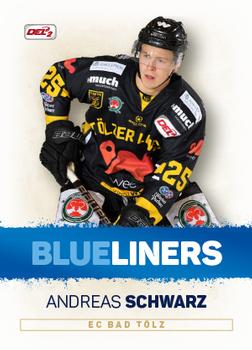 2018-19 Playercards (DEL2) - Blueliners #BL13 Andreas Schwarz Front