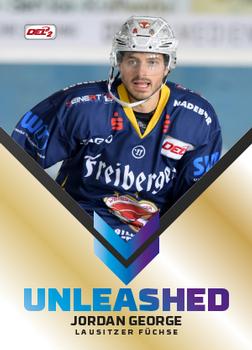 2018-19 Playercards (DEL2) - Unleashed #DEL2-UN08 Jordan George Front