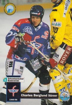 1995-96 IHA HNL (Swiss) #15 Charles Berglund Front