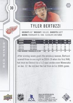 2019-20 Upper Deck #30 Tyler Bertuzzi Back