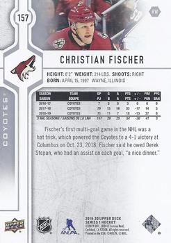 2019-20 Upper Deck #157 Christian Fischer Back