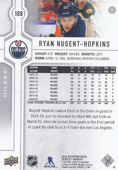 2019-20 Upper Deck #188 Ryan Nugent-Hopkins Back