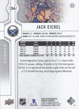 2019-20 Upper Deck #264 Jack Eichel Back