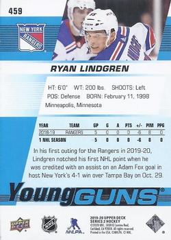 2019-20 Upper Deck #459 Ryan Lindgren Back