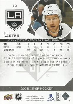 2018-19 SP #79 Jeff Carter Back