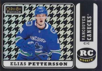 2018-19 O-Pee-Chee Platinum - Retro Houndstooth #R-100 Elias Pettersson Front