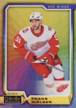 2018-19 O-Pee-Chee Platinum - Rainbow Color Wheel #34 Frans Nielsen Front