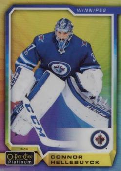 2018-19 O-Pee-Chee Platinum - Rainbow Color Wheel #95 Connor Hellebuyck Front