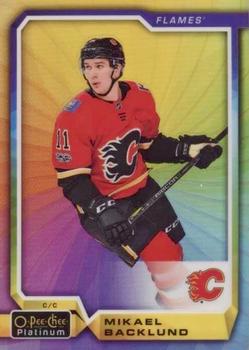 2018-19 O-Pee-Chee Platinum - Rainbow Color Wheel #119 Mikael Backlund Front